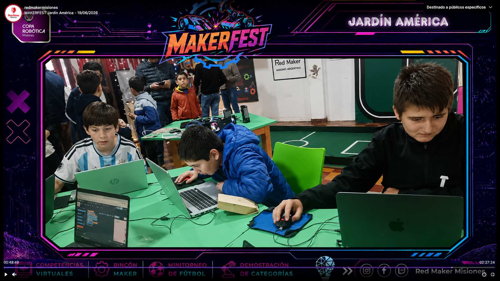 Comenzaron los MakerFest 2026, la previa de la Copa Robótica Misiones